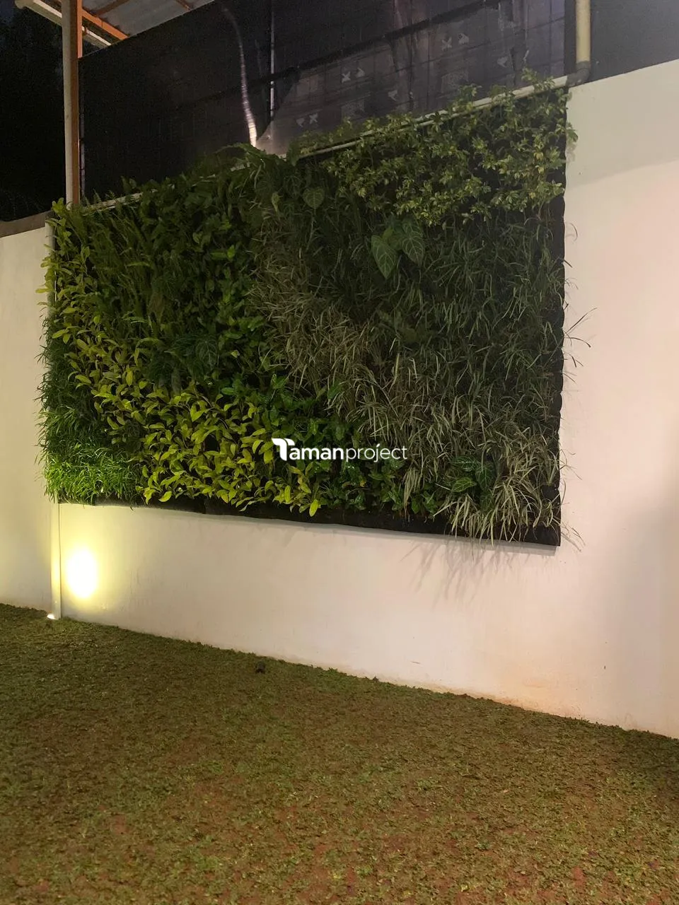 Proyek Vertical Garden Karpet Geotextile | Ibu Tisa - Green Andara