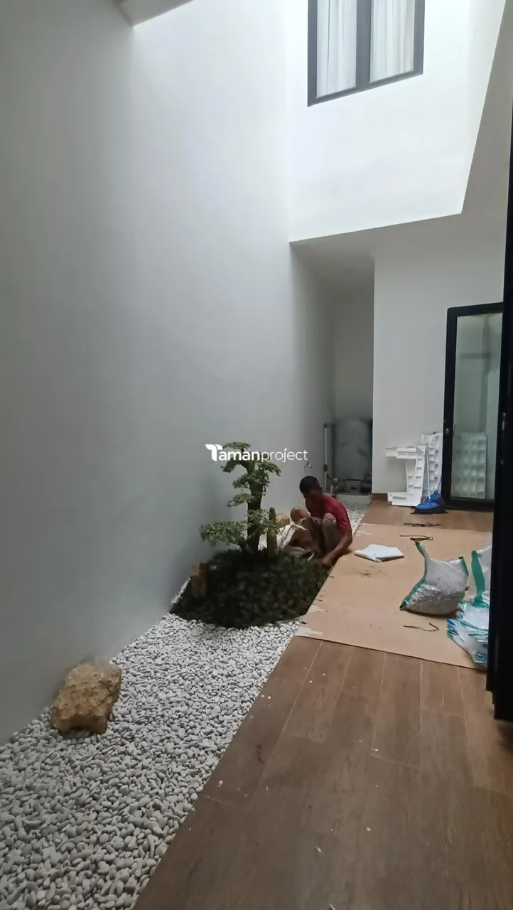 Proyek Zen Garden Minimalis Pak Fitto Rahman Bintaro