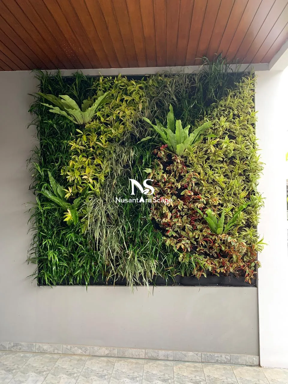 Proyek Vertical Garden Karpet Geotextile | Ibu Sito Resmi - Kreo Tangerang - Foto Gallery 4