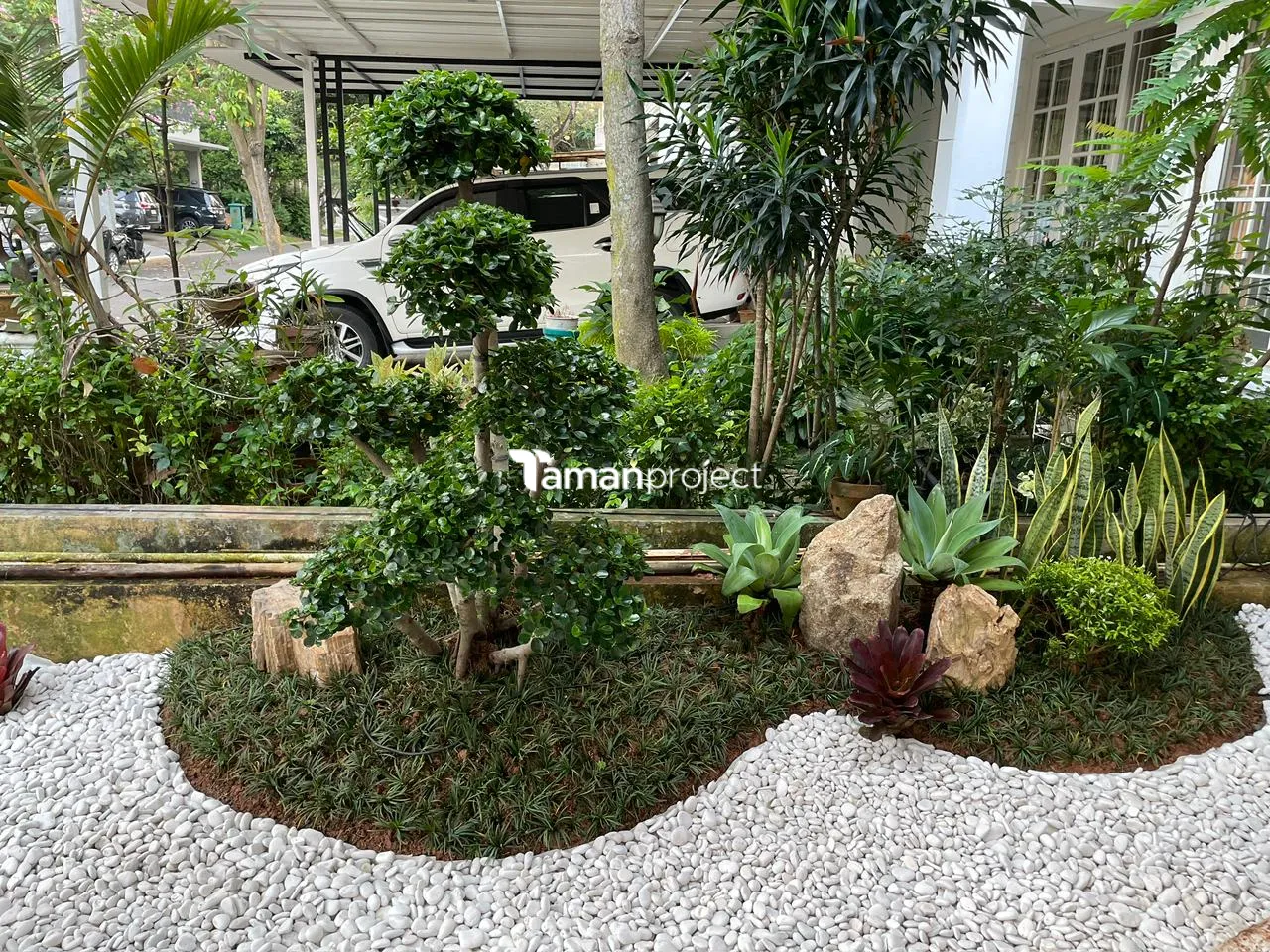 Proyek Zen Garden/ Taman Kering di BSD | Ibu Angela