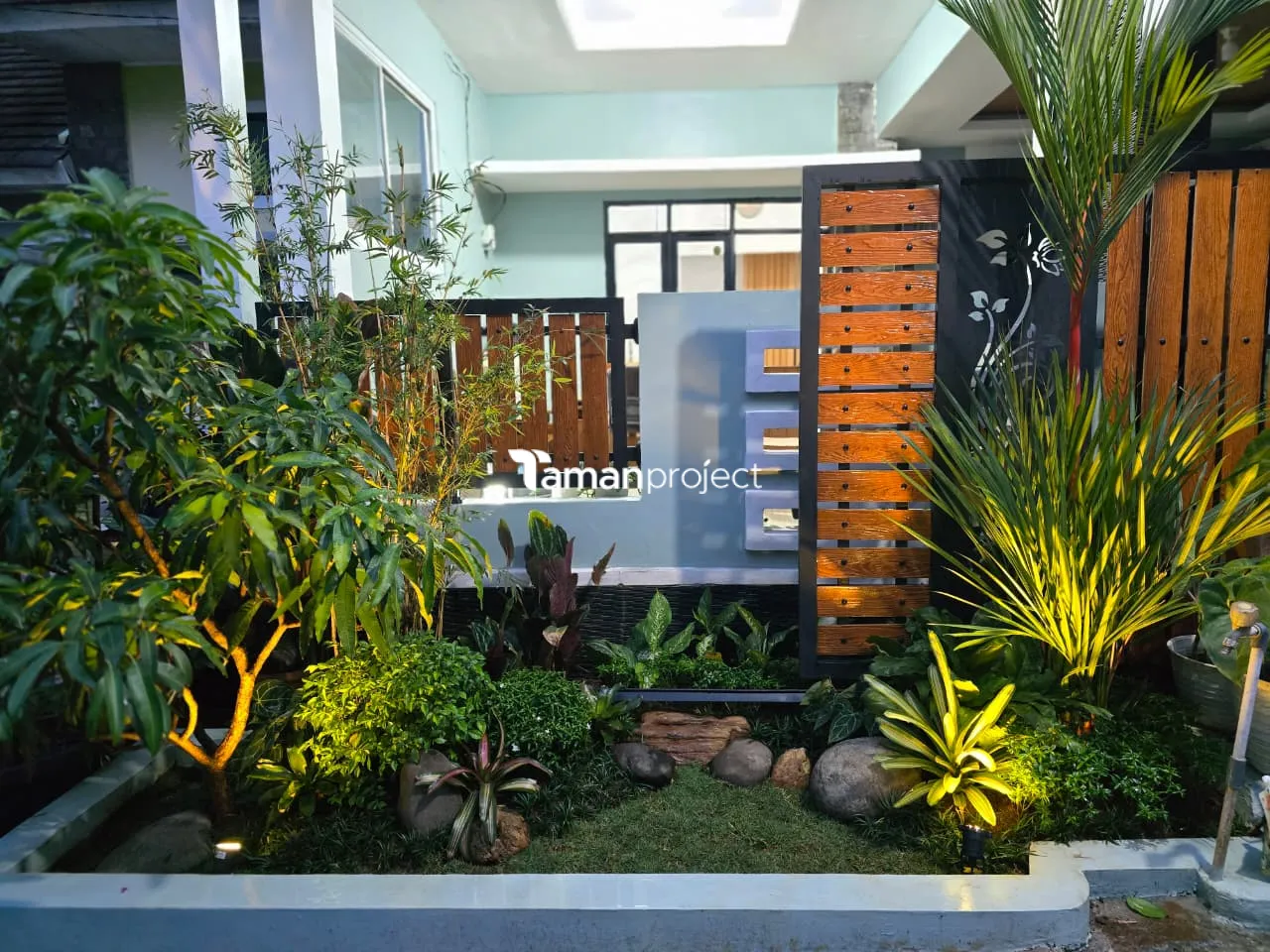 Proyek Taman Minimalis di Pakansari Cibinong - Pak Supri