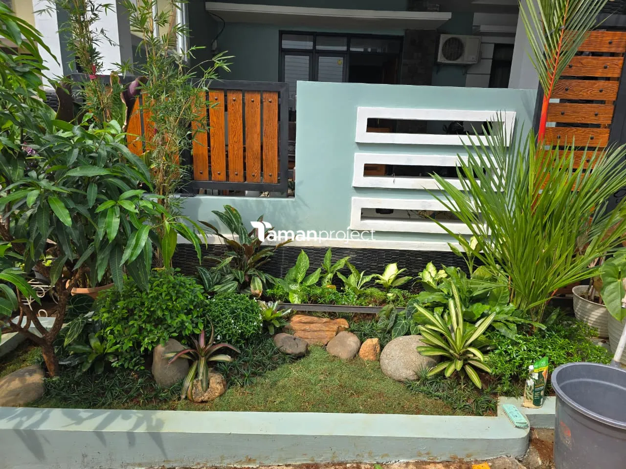 Proyek Taman Minimalis di Pakansari Cibinong - Pak Supri