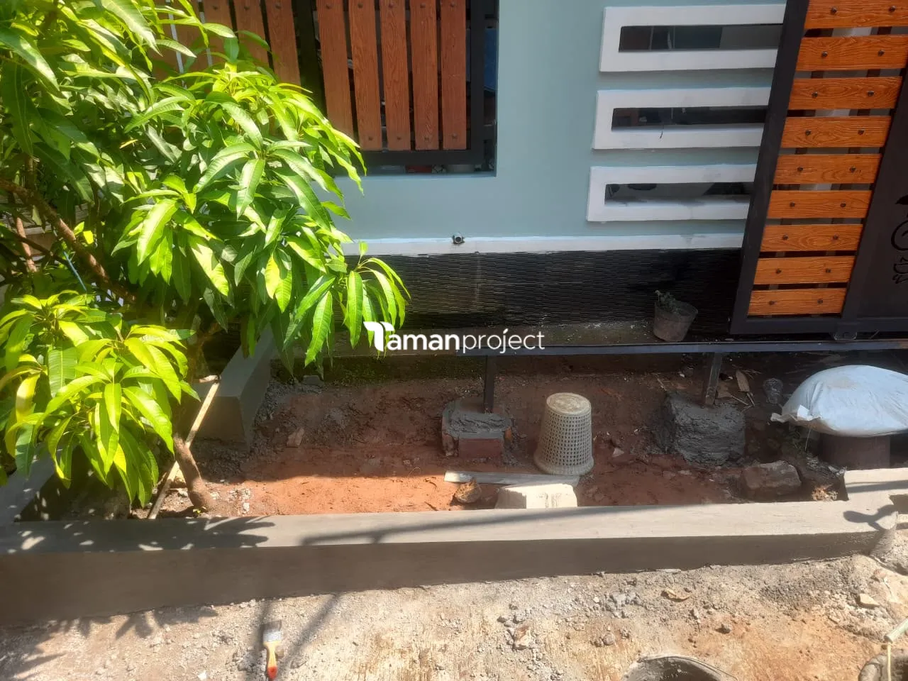 Proyek Taman Minimalis di Pakansari Cibinong - Pak Supri
