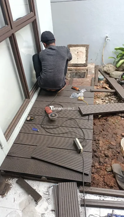 Proyek Taman Kering Tropical di Caspia BSD Pak Doni