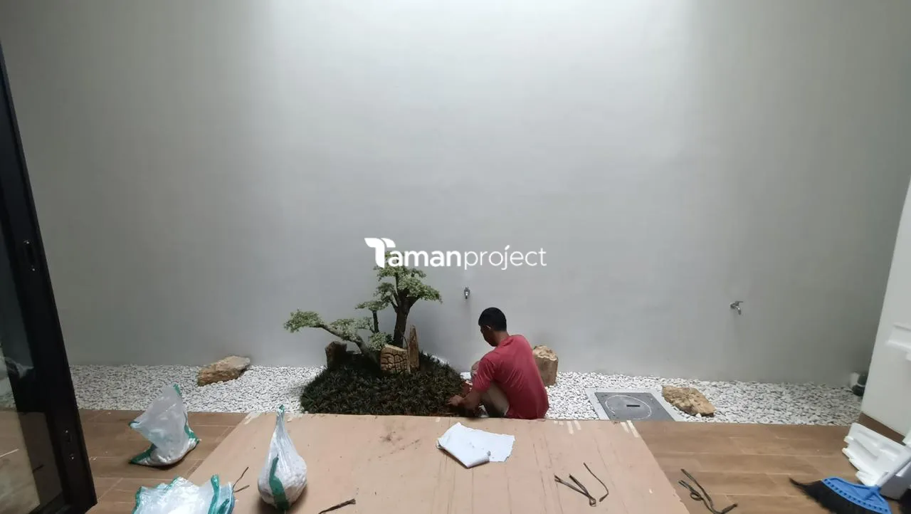 Proyek Zen Garden Minimalis Pak Fitto Rahman Bintaro