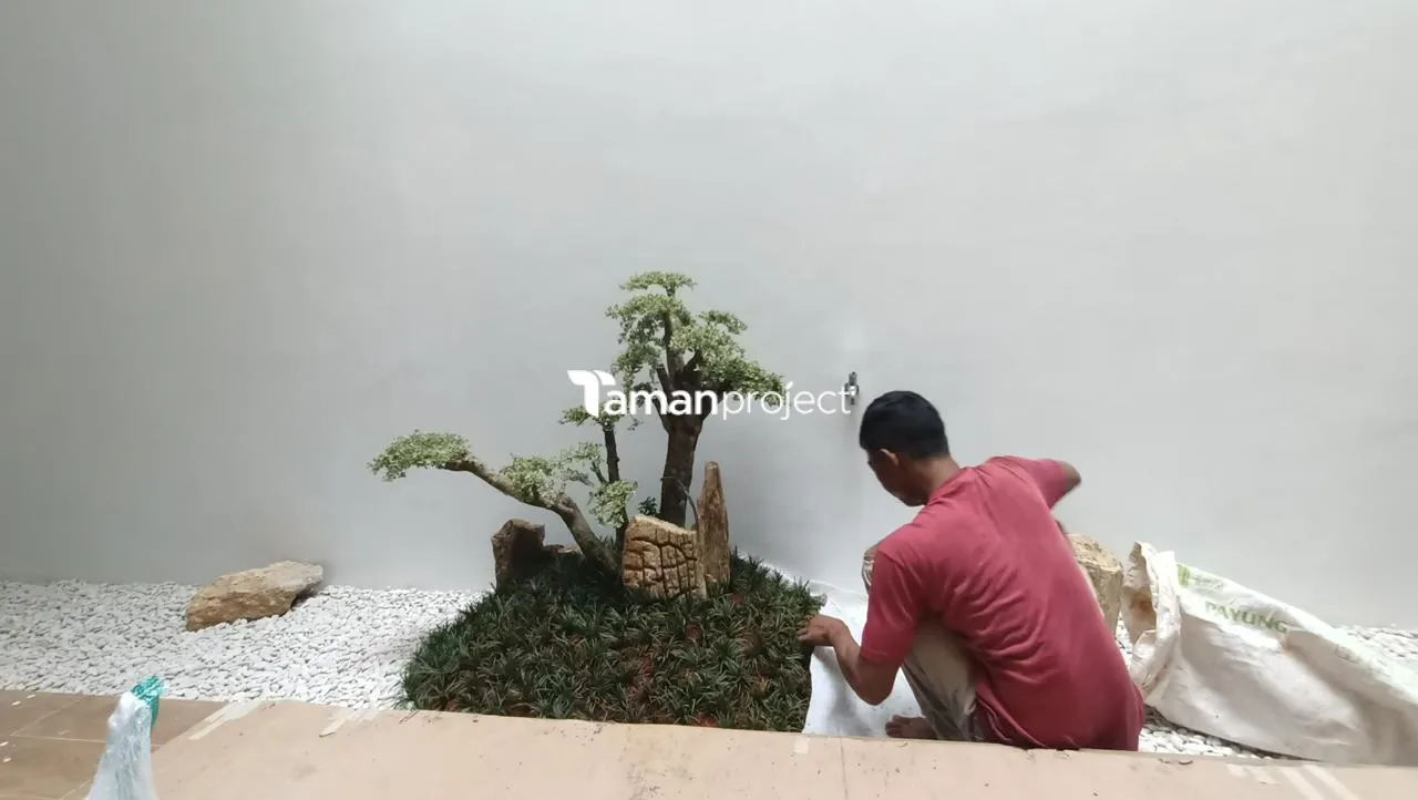 Proyek Zen Garden Minimalis Pak Fitto Rahman Bintaro